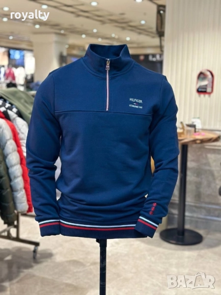 Tommy Hilfiger Синя Мъжка Памучна Блуза , снимка 1