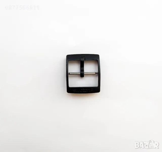 ПЛАСТМАСОВА КАТАРАМА ЗА ЧАСОВНИК SWATCH ТОКА БЪКЕЛ. ЧЕРНИ КАТАРАМИ ЗА ЧАСОВНИЦИ. ТОКИ, снимка 1