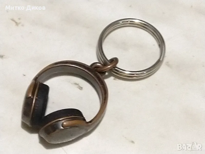 Ключодържател слушалки музикални метално, снимка 1