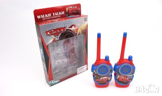 Комплект 2 броя детски радиостанции Колите Cars, снимка 1