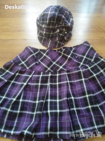 Пола и шапка в един десен, снимка 1