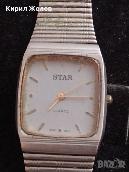 МЪЖКИ ЧАСОВНИК РЕТРО МОДЕЛ STAR QUARTZ JAPAN MOVT ИНТЕРЕСЕН МОДЕЛ 33280, снимка 1