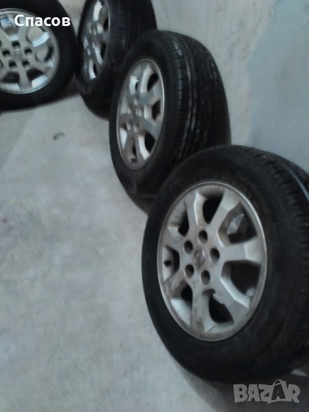 Продавам оригинални джанти за Опел Зафира 15" /5*110/ и летни гуми  Goodyear Excellence 195 / 65 R15, снимка 1