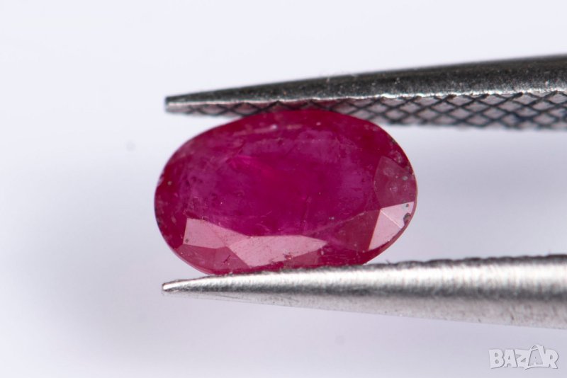 Рубин 0.44ct само нагряван овална шлифовка №4, снимка 1