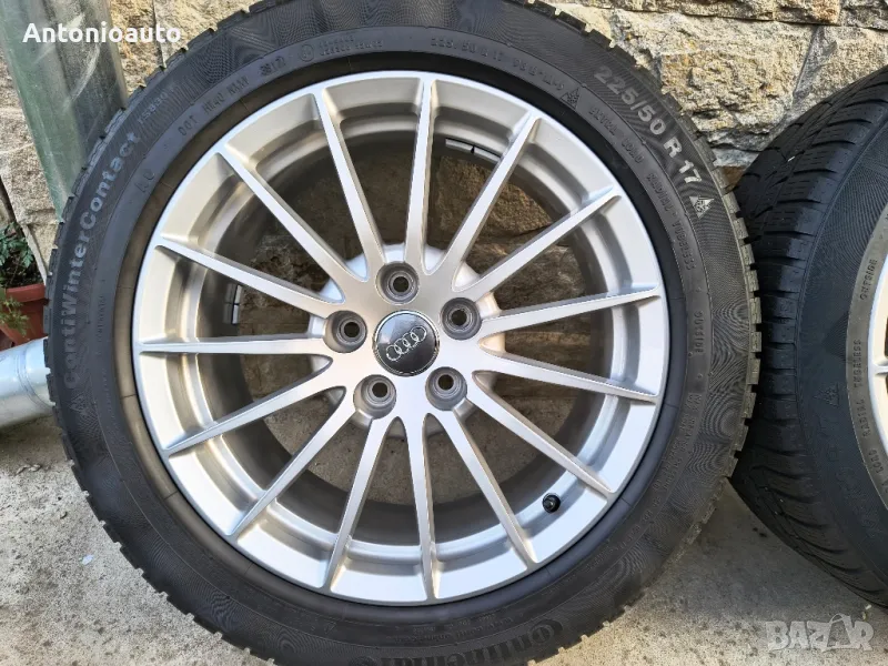 Ауди 5х112 - 17 цола 5x112 Оригинални за Audi А4, А5, А6, Q3, Q5 и др. 225 50 17, снимка 1