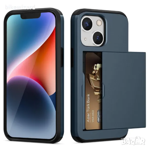 Калъф за iPhone 14 с държач за карти НОВ, снимка 1