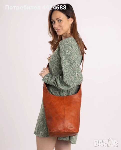 ДАМСКА  ЧАНТА от естествена кожа-Gusti Leder, снимка 1