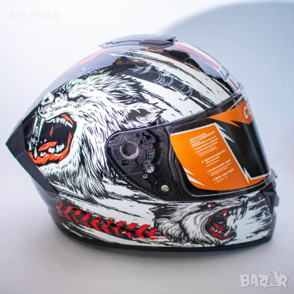 Каска за мотор пистов , скутер , ел. тротинетка др. ( Размер М 57-58 ), снимка 1