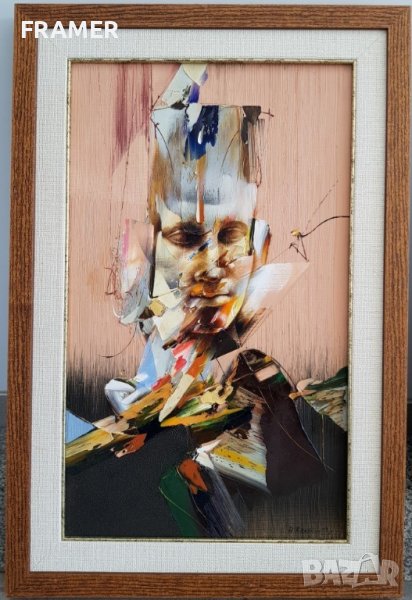 Николай Алексиев Реликва 2007г. картина с маслени бои, снимка 1