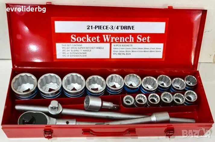  ⚠️СУПЕР ПРОМОЦИЯ!!! ГЕДОРЕ КАМИОНСКО 3/4" 21 части., снимка 1