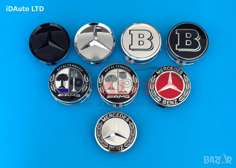 Капачки за джанти Mercedes, AMG Мерцедес w211 w203 w220 w210 w204, снимка 1