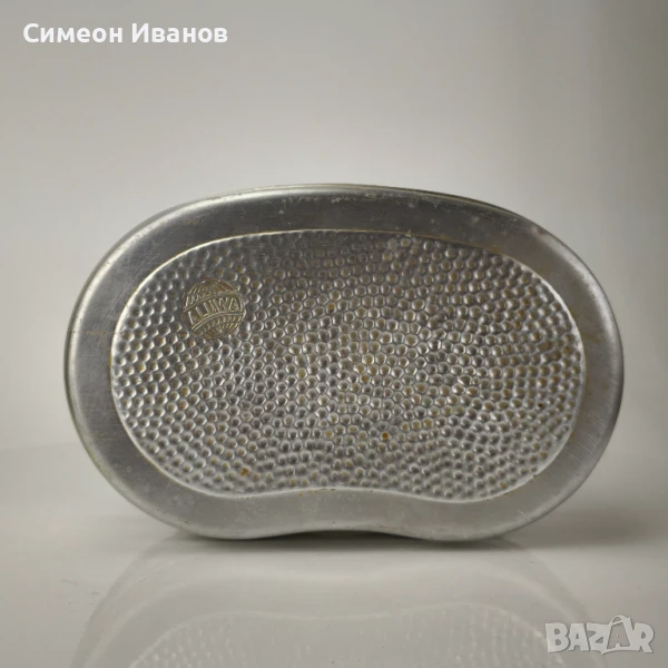 Стара алуминиева кутия за сандвичи ALUWA ГДР #6102, снимка 1