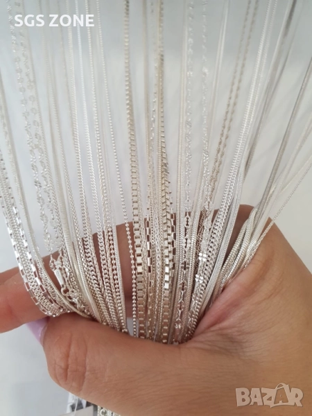 СРЕБЪРНИ ИТАЛИАНСКИ ВЕРИГИ ОТ ИТАЛИЯ, снимка 1