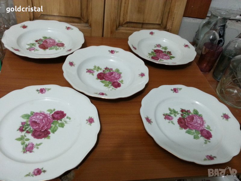 Стар порцелан чинии, снимка 1