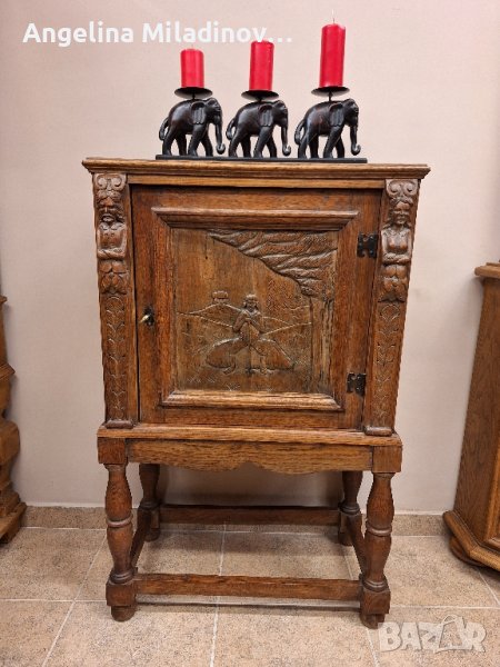 винтидж шкаф от дъбов масив , снимка 1