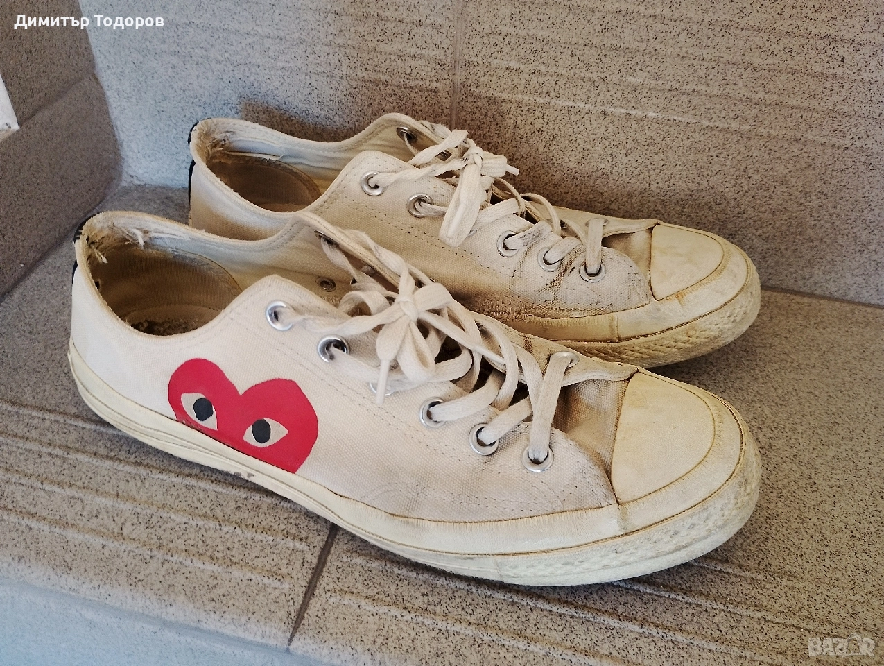 Converse X Comme des garsons play, снимка 1