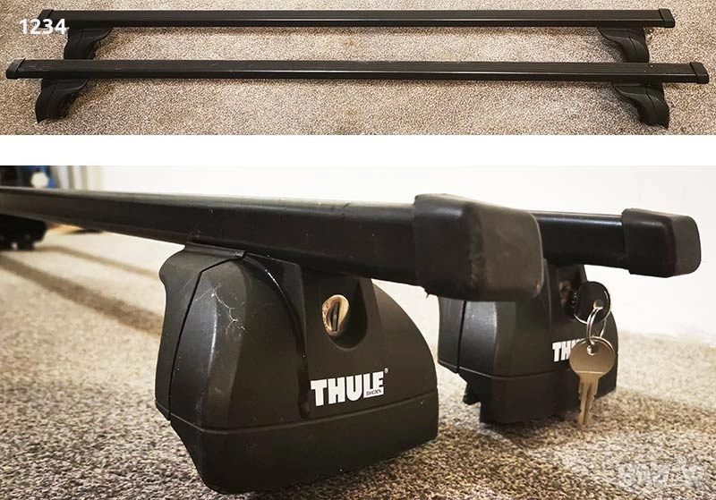 Багажник напречни греди THULE за AUDI A6 Avant C6, C7, снимка 1