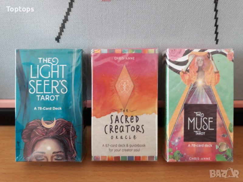 Красиви таро карти:Light Seers Tarot&Muse Tarot&Sacred Creators Oracle, снимка 1