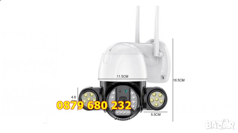 5 мп 1080P Професионална WiFi IP Camera Infrared Външна охранителна камера v380 , снимка 1