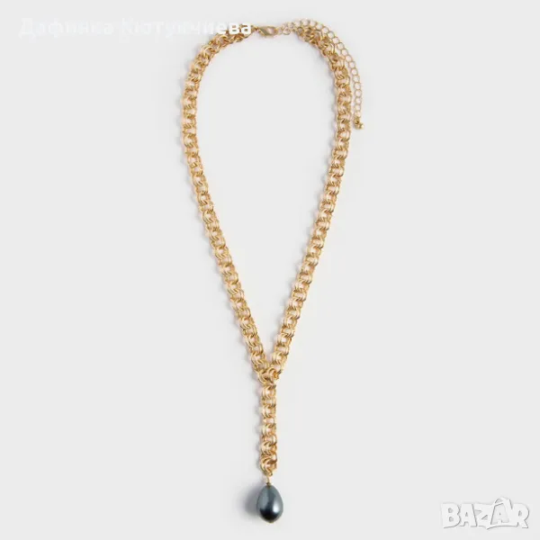 Колие от изкуствени перли Lestari, снимка 1