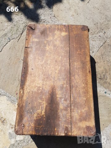 Дървен съндък и куфар, снимка 10 - Антикварни и старинни предмети - 42313108