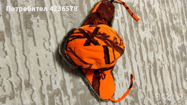 Ушанка-оранжев камуфлаж, снимка 3 - Екипировка - 53146386