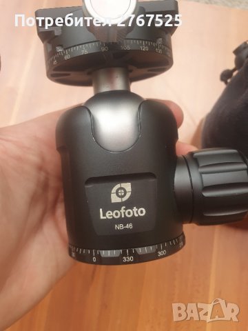 Leofoto NB-46 професионална глава за статив с пластина за бързо освобождаване NP-60, снимка 3 - Чанти, стативи, аксесоари - 42042927