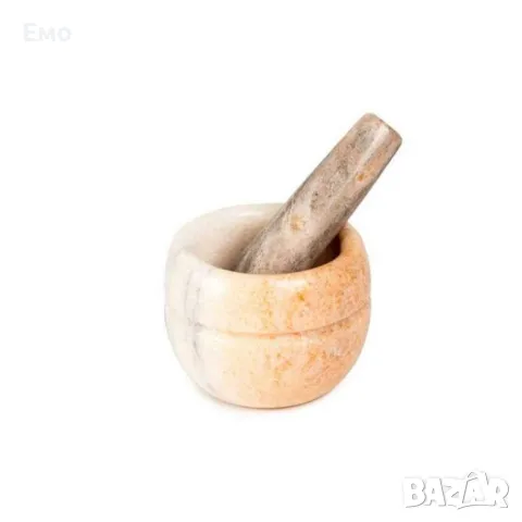 Хаванче мраморно Ø8.9xH 8ст, цвят:  бежово, светло сиво, черно, бяло, снимка 9 - Декорация за дома - 48554649