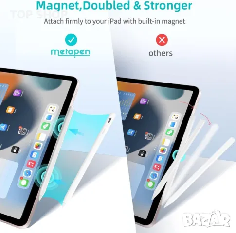 Оригинален стилус Metapen  Pencil A8 iPad, снимка 6 - Таблети - 48472285