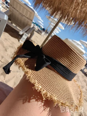 сламена шапка spf, снимка 2 - Шапки - 55902843