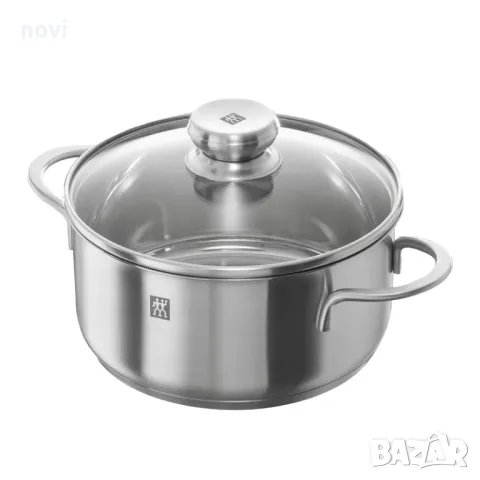 Zwilling Nova, комплект от 3 части с капак, снимка 5 - Прибори за хранене, готвене и сервиране - 47320558