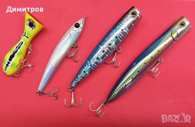 Големи  воблери за риболов спининг тролинг, снимка 10 - Такъми - 52927250