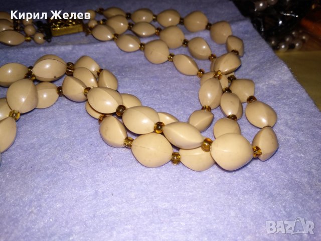 ПРЕКРАСЕН СТАР ТРОЕН РЕТРО ГЕРДАН с МЪНИСТА и ФИЛИГРАННА ЗАКОПЧАЛКА ПОЗЛАТЕН БРОНЗ 34657, снимка 6 - Антикварни и старинни предмети - 39141646