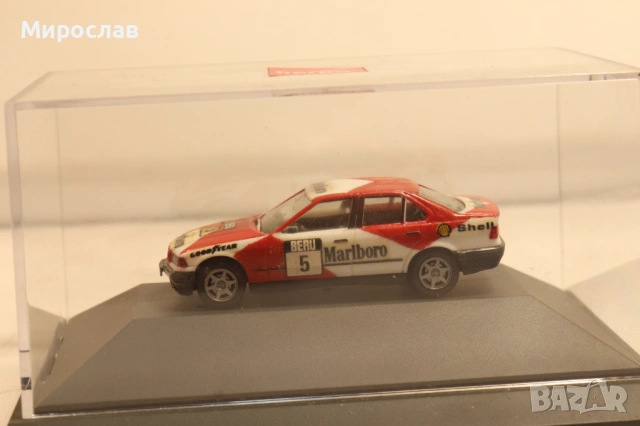 HERPA H0 1/87 BMW 3 РАЛИ МОДЕЛ КОЛИЧКА, снимка 2 - Колекции - 54210777