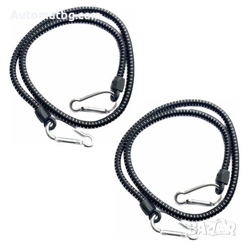 Комплект ластици Automat, 2бр х 100см, С карабинери