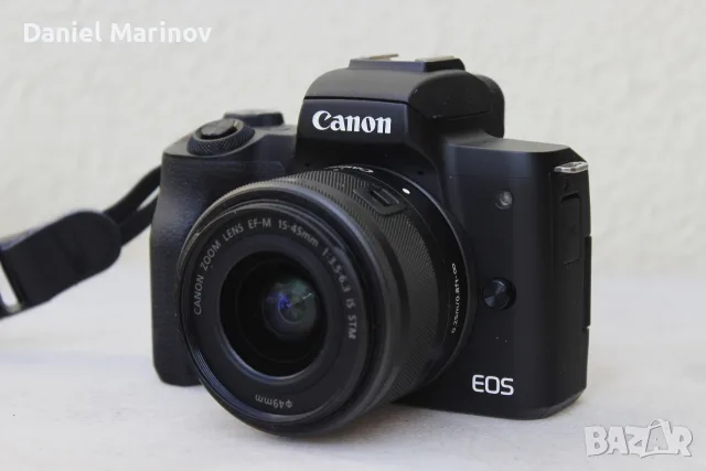 Canon m50 mark ii + фотографски комплект , снимка 6 - Обективи и филтри - 55781611