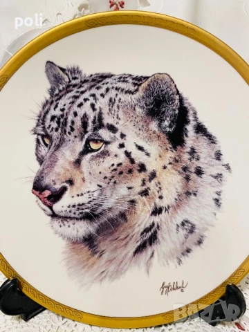 порцеланова чиния за стена 4 , снимка 2 - Декорация за дома - 51183950