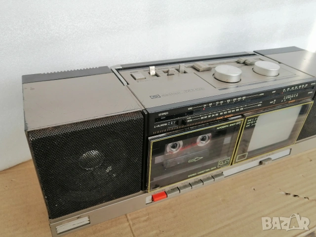 Ретро, радиокасетофон с телевизор ELECTRONIC TVCR 4500, снимка 4 - Радиокасетофони, транзистори - 54048676