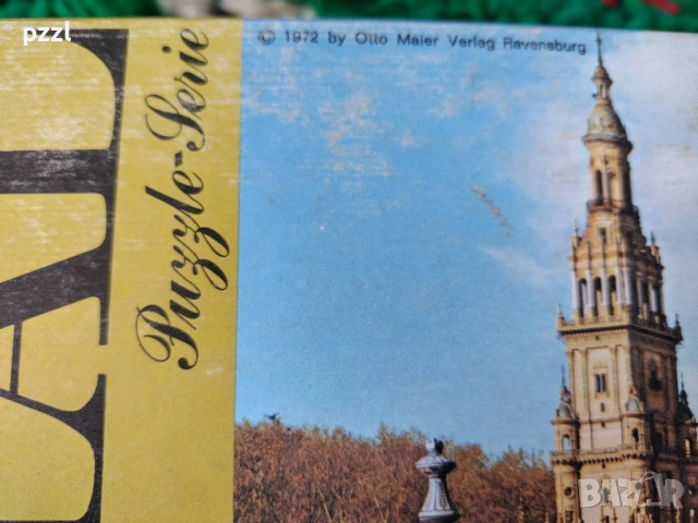 Пъзел "Sevilla” Ravensburger 1972г. 1000 части, снимка 7 - Пъзели - 53875173
