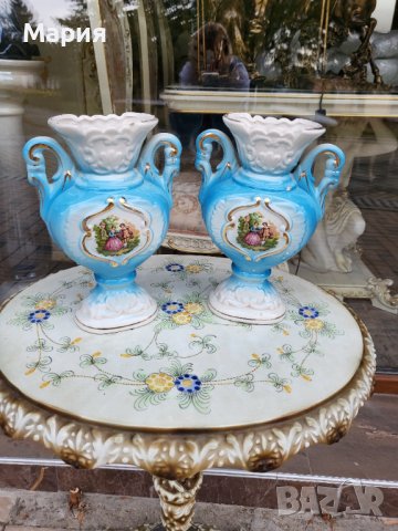 Италиански бароков вази, снимка 2 - Антикварни и старинни предмети - 42550790