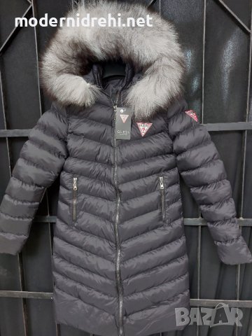 Дамско зимно луксозно яке с лисица Guess код 44