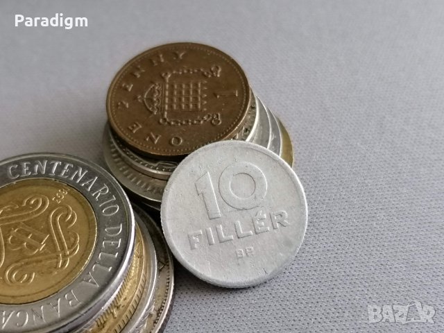 Монета - Унгария - 10 филера | 1961г., снимка 1 - Нумизматика и бонистика - 40461915