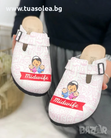 🥁 Намаление - Ортопедични чехли със стелка от естествен велур | Марка Tuasolea, снимка 1