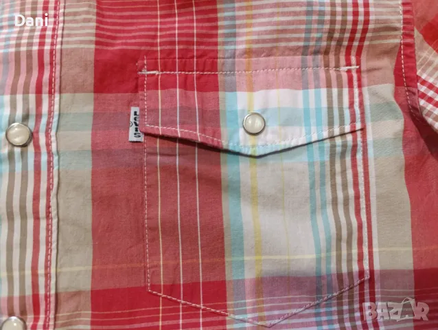 Карирана риза Levi's, снимка 3 - Ризи - 49345251