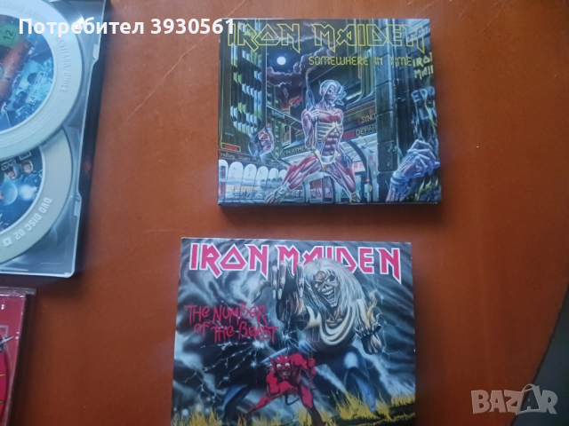 Лот плочи тениска и оригинални дискове на iron maiden, снимка 5 - CD дискове - 53963855