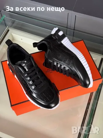 Hermes Мъжки Маратонки👟Мъжки Спортни Обувки Хермес Код SEM-606, снимка 4 - Маратонки - 55881416