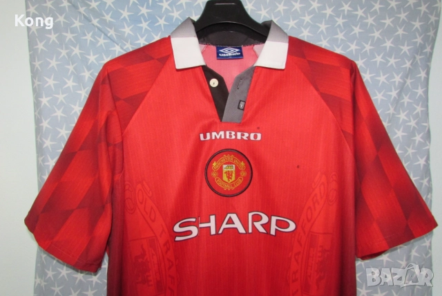 винтидж фланелка Manchester United Umbro дълъг ръкав Crystal Palace England Англия Манчестър Юнайтед