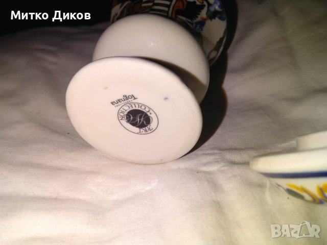Съд за продукти порцелан марков Италия Cardamomum Art Colection Tognana фи 8см височина 16см, снимка 9 - Декорация за дома - 36619869