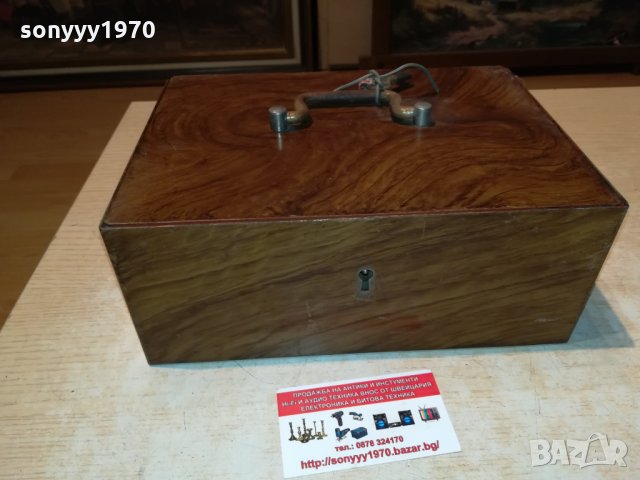 СЕИФ-КАСА МЕТАЛНА С КЛЮЧ 2009212001, снимка 2 - Антикварни и старинни предмети - 34198032