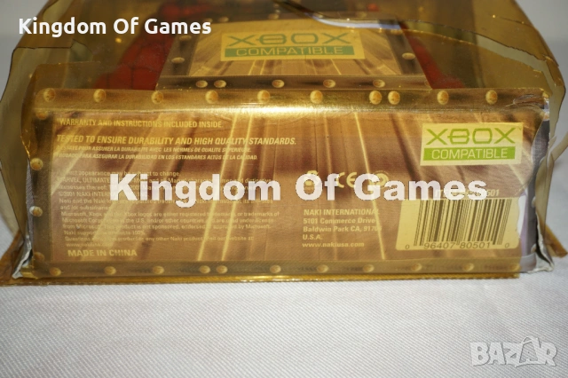 Чисто Нов Рядък Колекционерски Оригинален Контролер Naki Marvel Spider-Pad за XBOX, снимка 3 - Аксесоари - 54312134